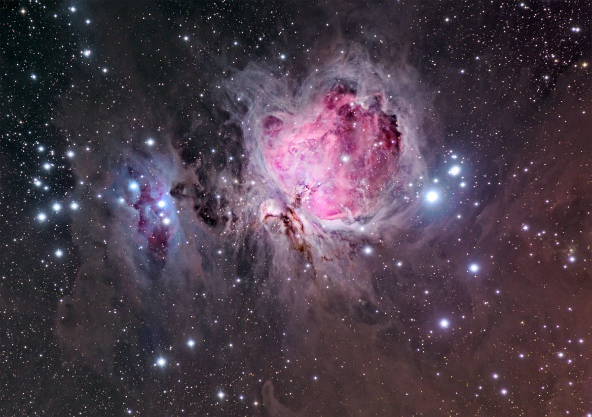 Astro Image M42 Orion Nebula Widefield