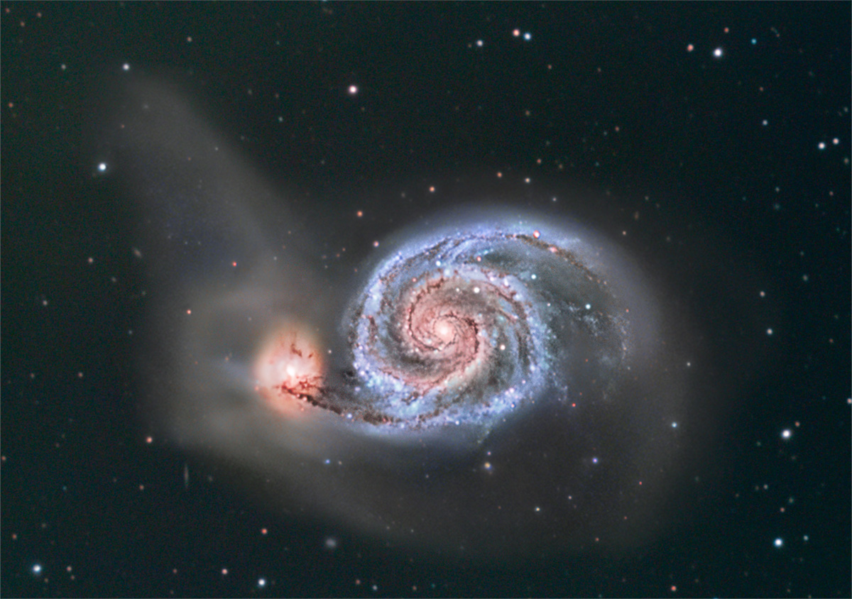 Astro Image M51 Whirlpool Galaxy