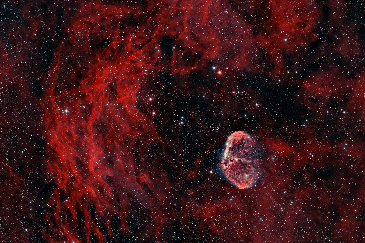 Astro Image NGC6888 Crescent Nebula
